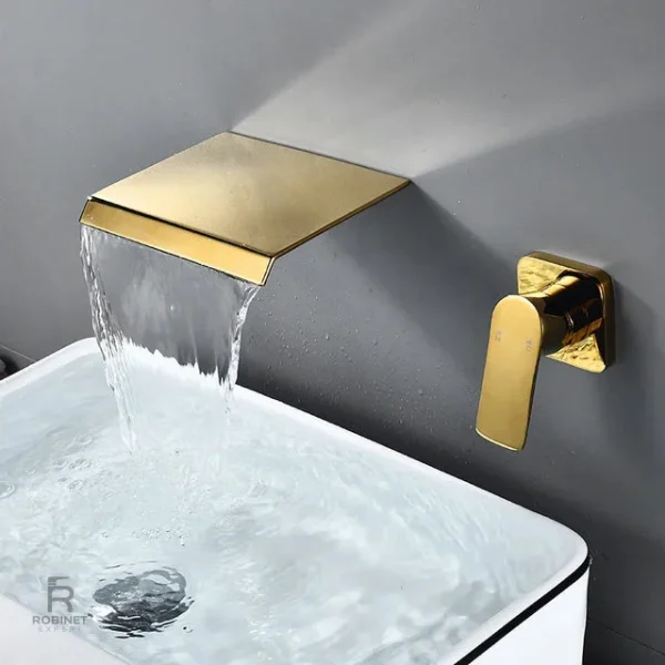 Robinet design cascade pour salle de bain