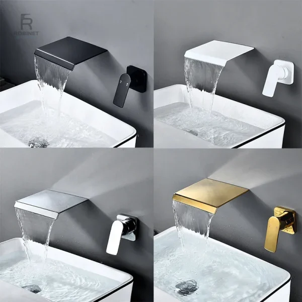 Robinet cascade pour un style contemporain dans la salle de bain