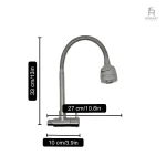 Robinet de cuisine à bec flexible pour un meilleur confort