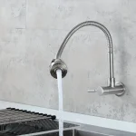 Robinet cuisine moderne avec bec flexible pour un style élégant