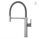Évier de cuisine avec robinet au design épuré