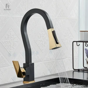 Robinet cuisine en laiton élégant et durable