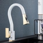 Robinet de cuisine en laiton avec finition soignée