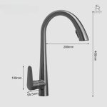 Robinet élégant pour cuisine fonctionnelle