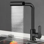 Robinet de cuisine design pluie pour évier