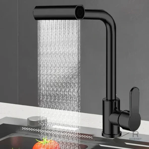 robinet-evier-cuisine-pluie-1 Robinet de cuisine design pluie pour évier