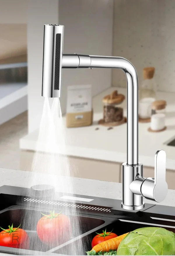 Robinet évier avec finition moderne et pratique