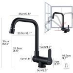 Robinet pratique pour aménagement de cuisine