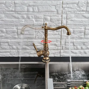 Robinet évier cuisine avec finition classique et design raffiné