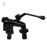 Robinet extérieur antigel noir pour protection hivernale