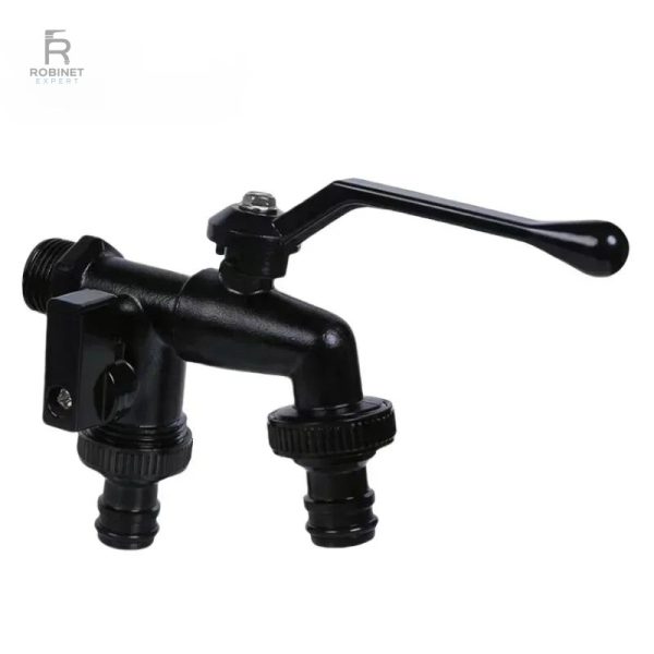 robinet-exterieur-antigel-noir-1 Robinet extérieur antigel noir pour protection hivernale