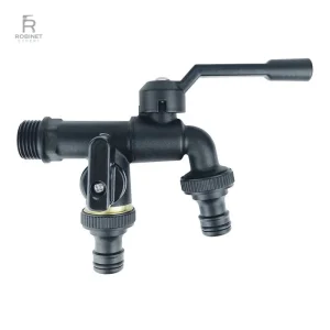 Robinet extérieur élégant avec finition soignée