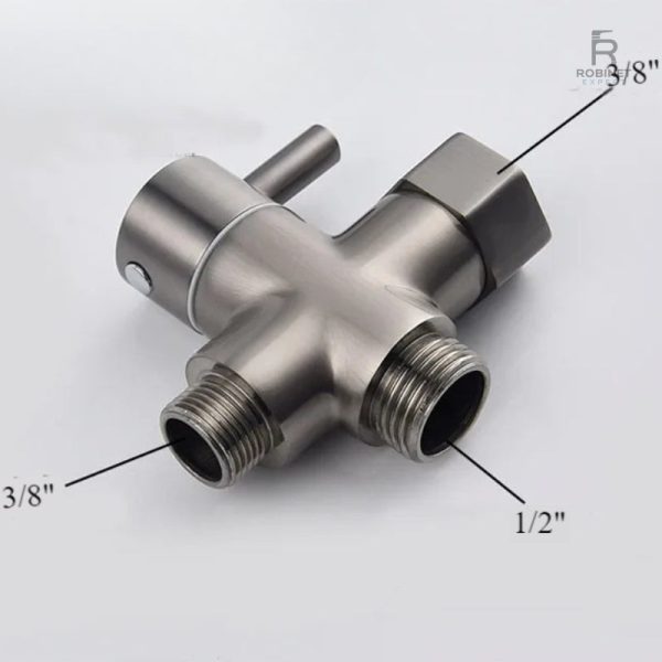 Robinet 3 voies pour douche, qualité laiton