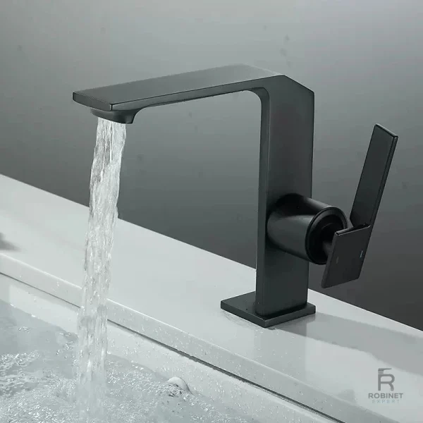 Robinet lavabo eau chaude et froide design moderne