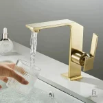 Robinet lavabo mélangeur pour eau chaude et froide