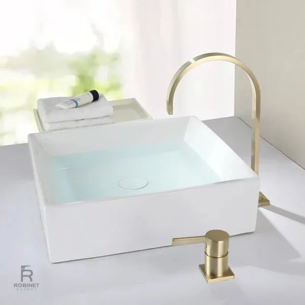 Robinet lavabo en laiton élégant et durable
