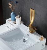 Robinet lavabo à bec élevé pour un style raffiné