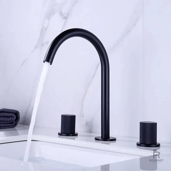 Robinet Cygne noir au design élégant