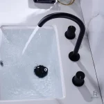 Robinet noir pour un style moderne dans la salle de bain