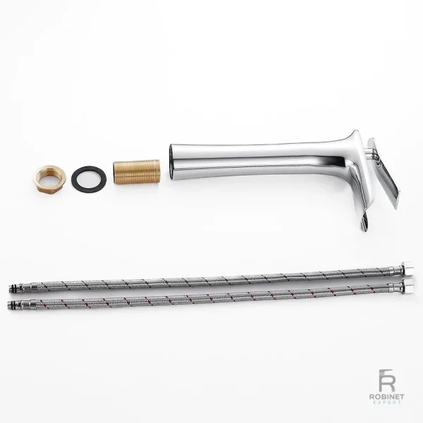 Robinet pour lavabo avec un design fluide