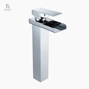 Mitigeur cascade élégant pour vasque moderne