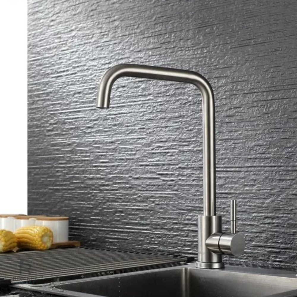 Robinet mitigeur cuisine moderne en finition contemporaine