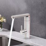 Robinet mitigeur de cuisine chauffant moderne