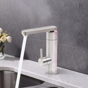 Robinet mitigeur de cuisine chauffant moderne