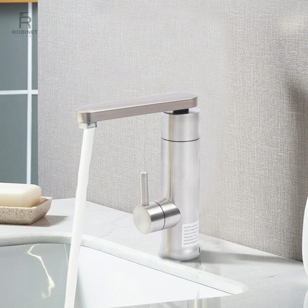 Mitigeur de cuisine avec fonction de chauffage pratique