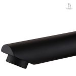 Robinet noir à levier unique pour lavabo