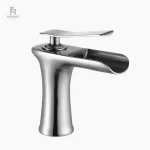 Mitigeur lavabo à l'esthétique contemporaine
