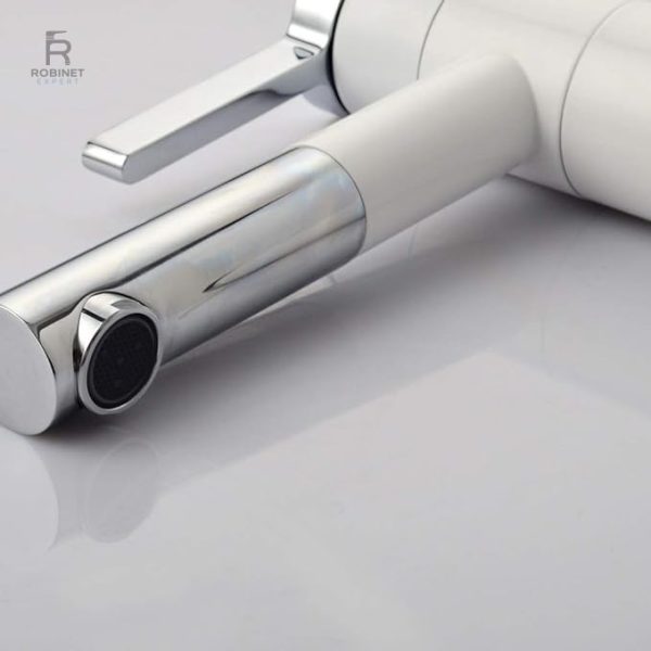 Robinet Zenith pour lavabo avec finition chrome