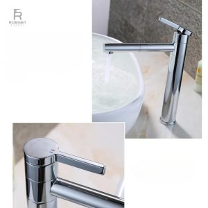 Robinet de salle de bain Zenith avec finition chrome