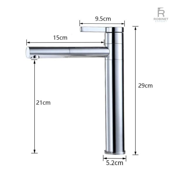 Mitigeur Zenith pour une salle de bain contemporaine