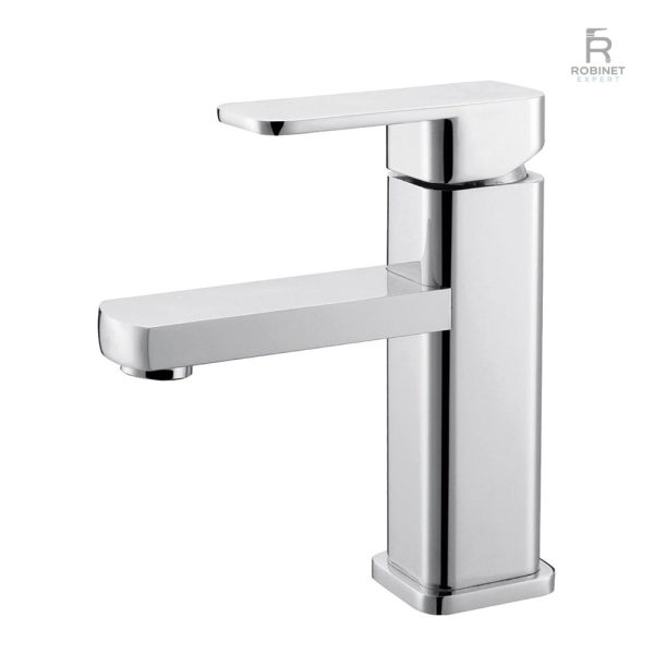 robinet-mitigeur-lavabo-pure-chrome-1 Robinet mitigeur lavabo en chrome pur