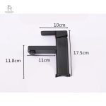 Mitigeur lavabo contemporain en chrome