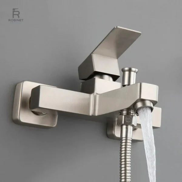 Robinet mitigeur mural pour baignoire moderne