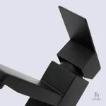 Robinet moderne noir pour lavabo