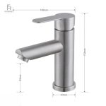 Robinet chrome pour salle de bain moderne et fonctionnel