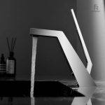 Robinet mitigeur pour salle de bain en finition chrome