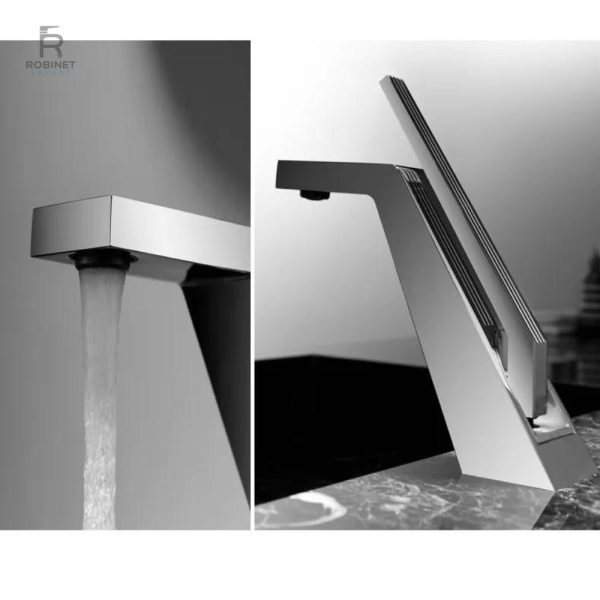 Mitigeur élégant pour lavabo, design moderne et chic