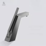 Robinet mitigeur salle de bain, finition brillante et durable