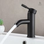 Robinet Mitigeur Salle de bain Noir Mat