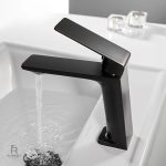 Robinet mitigeur salle de bain Précision Noir