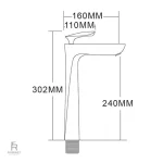 Mitigeur vasque au design intemporel