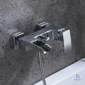 Robinet mural pour baignoire, design moderne et élégant
