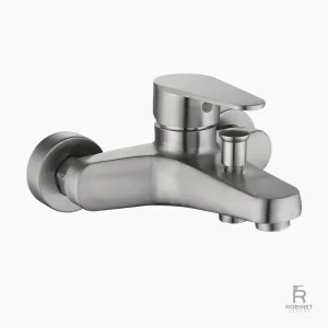 Robinet mural pour salle de bain élégante