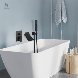 Robinet mural pour baignoire style fontaine