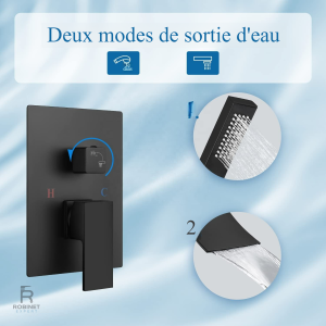 Conception de robinet fontaine pour baignoire moderne