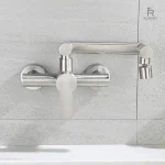 Robinet cuisine design avec douchette flexible